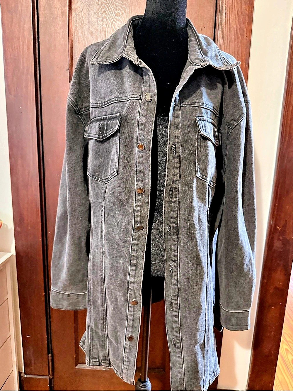Pretty Little Thing Denim Jacket Large
